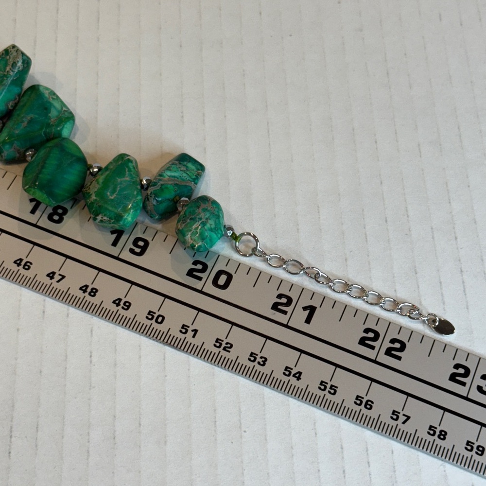 🆕 💚 King Jasper Goddess Necklace – Iris & Lily London – Sterling Silver 💚 - Picture 4 of 16